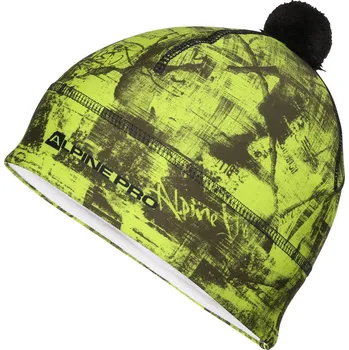 Pokrývka hlavy Alpine Pro Abere Unisex sportovní funkční čepice UHAB122 Sulphur spring M