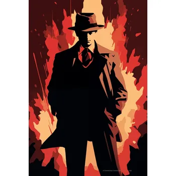 Plakát Plakát Tajemný Detektiv bez rámu 61 x 90,5 cm