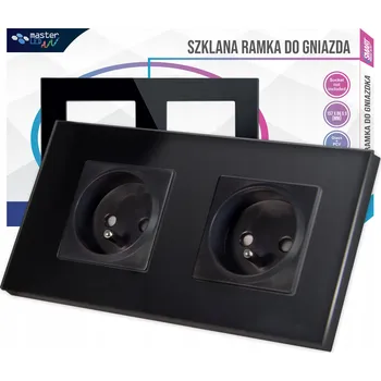 Elektrická zásuvka Elektrická Zásuvka Masterled černá
