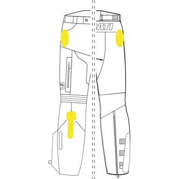 Moto kalhoty Textilní kalhoty Ducati Tour Summer C1 pánské černé L