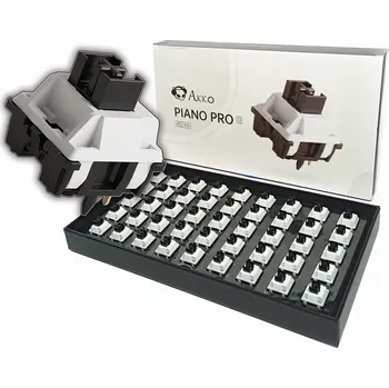 Klávesnice Mechanická klávesnice s přepínači AKKO Piano Pro (mazané přepínače)
