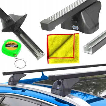 Příčník na automobil Střešní nosič TYČE pro Suzuki Grand Vitara 2 II JT SUV 5D 05-15 s podélnými nosiči