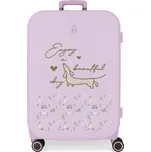 JOUMMABAGS Cestovní kufr ABS Enso Beautiful day purple ABS plast skořepinový se zámkem 70 x 48 x 28