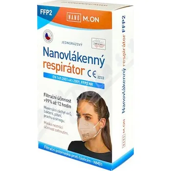 NANO M.ON nanovlákenný respirátor FFP2 tělový 10ks