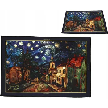 Obraz Kobereček - Inspirováno V. van Goghem, Hvězdná Noc a Kočky (CARMANI)