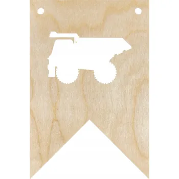 Girlanda Praporek Závěs Chorouhev Banner do Pokoje pro Chlapce Sklápěčka