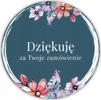 samolepka Samolepky na svíčky "děkujeme za vaši objednávku" ozdobné samolepky 4 KUSY