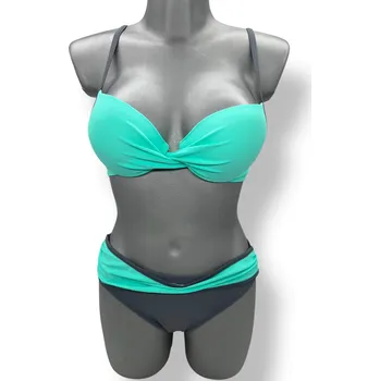 Dámské plavky Life Beach dámské mentolové dvoudílné plavky Barva: Mentolová, Velikost: L