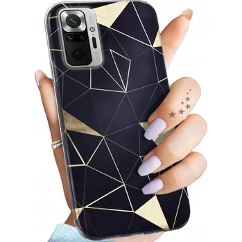 Pouzdro na mobilní telefon Zadní Kryt Hello Case pro Xiaomi, Redmi Note 10 Pro Max, zlatý