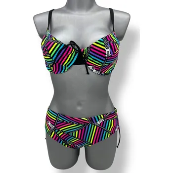 Dámské plavky DH dámské dvoudílné plavky SAMANTA Barva: Zelená, Velikost: M