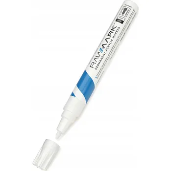 Bílý olejový popisovač Rawmark 1 ks