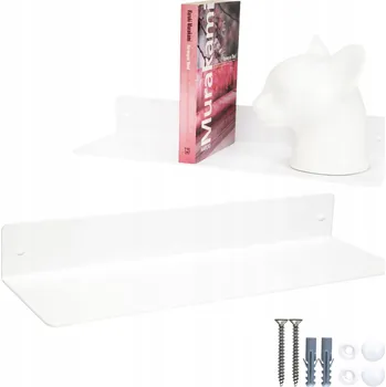 police Kovová police Diolut 35 x 11,5 cm bílá