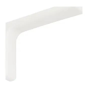 Věšák Úhelník / Držák police bílý 180x115x35