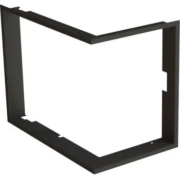 Krbová vložka BEF HOME Zazdívací rámeček čtyřstranný černý 1x90°- AQUATIC WH (V) 60 CP/CL/, (V) 65 CP/CL