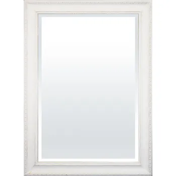 Zrcadlo Zrcadlo nástěnné obdélníkové rám dřevo 74 x 104 cm