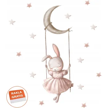 Samolepící dekorace Samolepka na stěnu pro děti Studiograf N-493 králíček