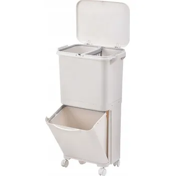 Odpadkový koš ODPADKOVÝ KOŠ 2-KOMOROVÝ 38L NA TŘÍDĚNÍ ODPADU