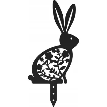 Velikonoční dekorace VELIKONOČNÍ ZAJÍČEK KRÁLÍK NA VAJÍČKO DEKORACE 15918