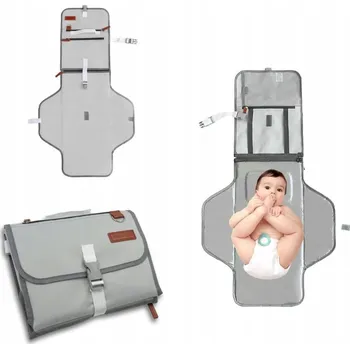 Přebalování Měkká přebalovací podložka Frandym 62 x 55 cm šedá