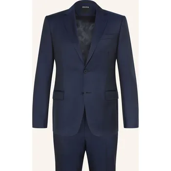 Pánské sako Zegna Pánský Oblek Extra Slim Fit, tmavě modrá, 98