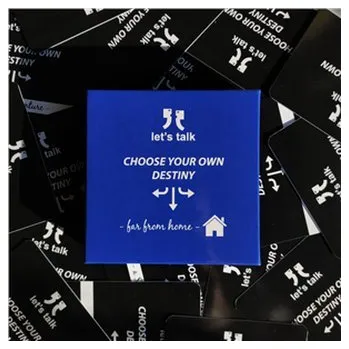 Karty Konwersacyjne Let's talk Far from home Choose your own des
