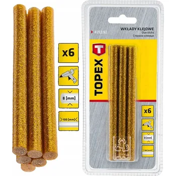 Příslušenství k lepící pistoli Lepidlo do tavné pistole, náplň 8 mm, 6 ks