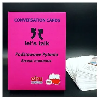 Karty Konwersacyjne Let's talk Język ukraiński Podstawowe pytani