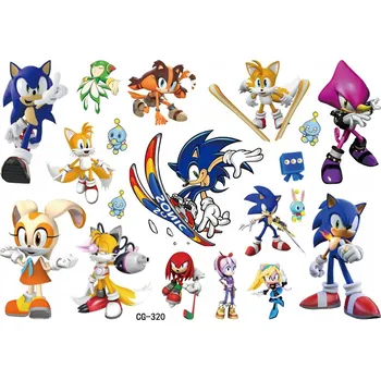 Odstranitelné tetování Smyvatelné tetování pro děti SONIC CG320