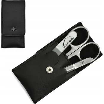 Giesen & Forsthoff 3dílná manikúrová sada v koženém pouzdře Nappa.