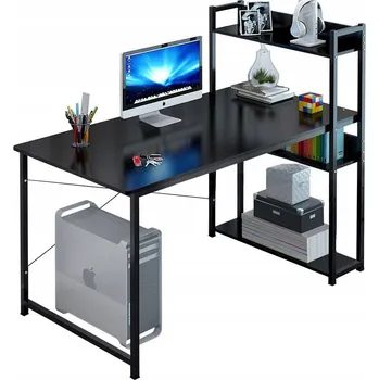 Psací stůl Obdélníkový psací stůl Muvu 120 x 55 x 110 cm černý