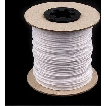 Příze Oděvní šňůra PES Ø1,5 mm Varianta: 0003 bílá, Balení: 100 m