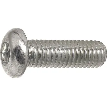 Šroub SCH Šroub s čočkovitou hlavou ISO7380 pevnost 8.8 na TORX, ocel pozink Varianta: ISO7380 8.8 M4 x 10 Torx 20 šroub s půlkulatou hlavou, pozink