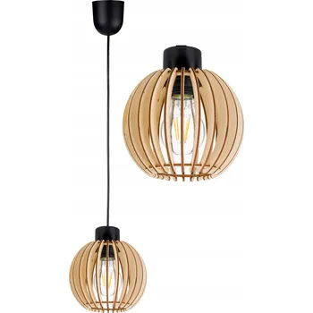 ZÁVĚSNÁ LAMPA lustr stropní LOFT Dřevo 1