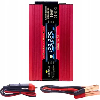 Měnič napětí Měnič Napětí 12V na 230V DC-AC 800W SINUS