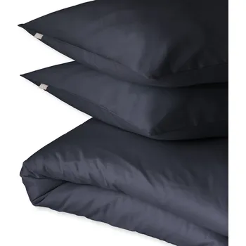 Povlečení Saténové Povlečení 180x200 Povlaky na polštáře 70x80 Prémiová Bavlna Grafit