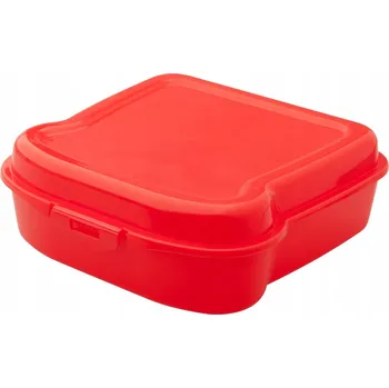 Dóza na potraviny Plastová dóza na svačinu 450 ml - červená