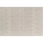 BÉŽOVÝ DEKORATIVNÍ KOBEREC DO OBÝVACÍHO POKOJE NEBO LOŽNICE SE VZOREM 160x230 cm