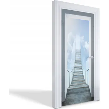 Fototapeta Dekorativní samolepka na dveře, skříň nebo nábytek - Schody do nebe 95x205 cm