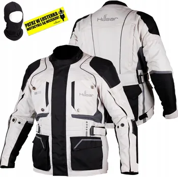 Moto bunda HUSAR OCTAN pánská textilní motocyklová bunda cestovní nepromokavá M