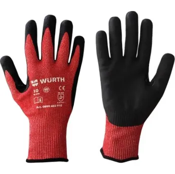 Pracovní rukavice Rukavice Wurth W-500 Level F, velikost 10 - XL, 1 pár 0899403910