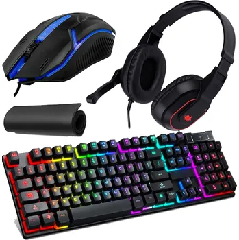 Sada klávesnice a myši Tracer černá