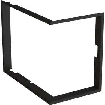 Krbová vložka BEF HOME Zazdívací rámeček čtyřstranný černý 1x90°- hloubka 80mm, BEF FEEL (V) 6 CP/CL