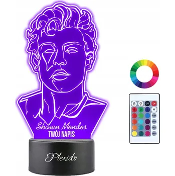 Lampička Noční lampa Plexido vícebarevná