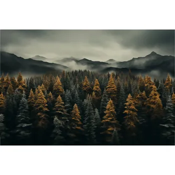 Plakát Plakát Mlhavé ráno bez rámu 91,5 x 61 cm