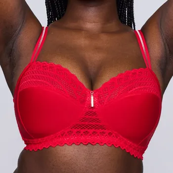 Podprsenka PrimaDonna Twist - East end podprsenka bez kostic nevyztužená true red 80E 0141935
