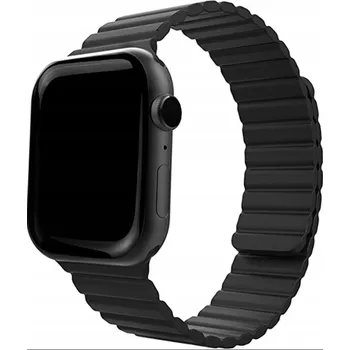 Řemínek na hodinky Silikonový magnetický řemínek pro Apple Watch – černý