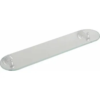 Koupelnový nábytek SAPHO 1317-15 Diamond skleněná police, stříbrná