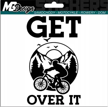 Samolepicí dekorace na vozidlo NÁLEPKA na auto MTB HORSKÉ KOLO 9x12