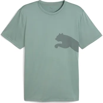 Pánské tričko Pánské Tričko s krátkým rukávem PUMA M TAD BIG LOGO TEE 52672130 – Zelená S