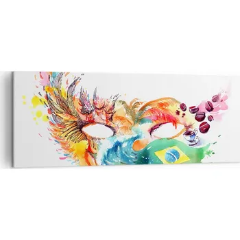 Obraz Foto obraz na plátně canvas 140x50 maska obývací pokoj ložnice na zeď velký